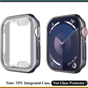 Vỏ TPU cho Apple Watch Series 9/8/7 45mm 41mm 42mm 38mm bảo vệ phụ nữ người đàn ông 44mm 40mm vỏ iWatch Giảm xóc mềm bìa cho Apple Watch Series SE2 SE 6 5 4 3 2 1
