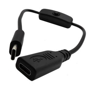Xách tay USB C để C cáp sạc với đẩy trong thiết bị chuyển mạch 30cm Loại C Cáp nối dễ dàng để sử dụng cho du lịch & sử dụng tại văn phòng