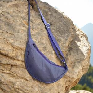 Tas Selempang MOONBAG Pria Wanita Bahan Cringkle