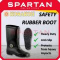 KORAKOH KASUT GETAH M6000 Antislip Industri Kasut Boot Getah Pasar /Kebun (Safety Rubber boots waterproof) - Size 6-10. 
