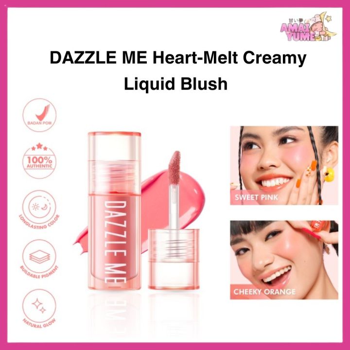 DAZZLE ME HeartMelt Creamy Liquid Blush Liquid Blush On Blush On
