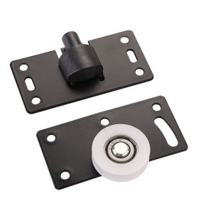 4 Set Wardrobe Cabinet Cabinet Sliding Door Roller Closet Durable Hanging Concave Pulley Caster for Furniture Hardware