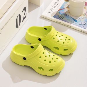 [Free Shipping] Thickened New Style Clogs Summer WomenS Garden Shoes Rafting Shoes High-Heeled Beach Shoes