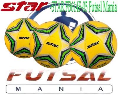STAR FB614F-05 Futsal Mania LOW BOUNCE FIFA Approved Ball Size 4 with Ball bag