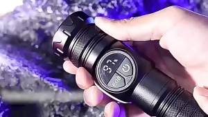 AEled Smart Digital Display Flashlight COB Side light outdoor portable work light magnetic repair light with strong long-range illumination