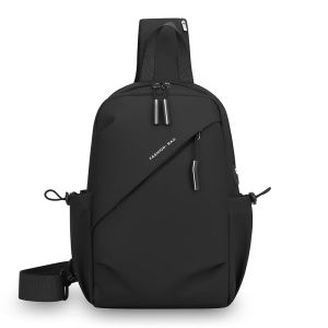 Cocosale Mens Outdoor Large Capacity Shoulder Cross body Bag Crossbody Bag Men Chest Nylon Pack