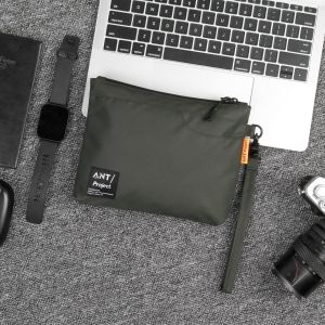 ANT Project - Clucth Bag ENIGMA Olive Waterproof - Tas Tangan