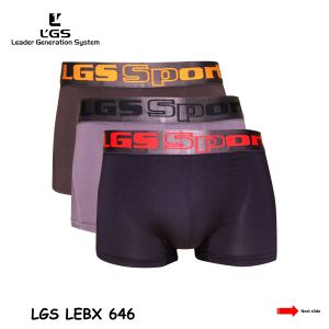 Celana Boxer Pria LGS 646 ISI 3Pcs|LGS Sport