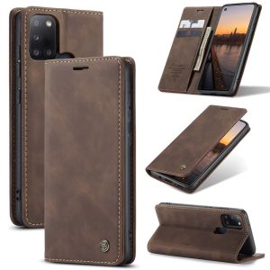 Phone Case For Samsung Galaxy A21S A31 A51 A71 A81 A91 Note 10 Lite S10 Lite Magnetic Leather Wallet Stand Flip Cover Casing