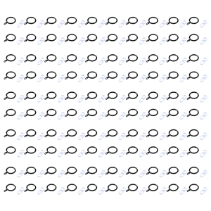 100pcs Quality Curtain Rings 30mm Inner Diameter Eyelets For Drapery Shower Curtains Hanging Rings Drapes Rings