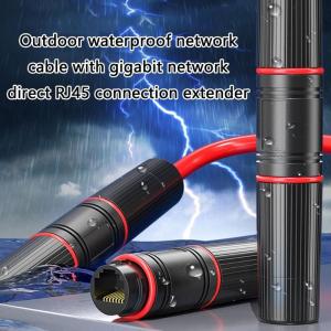 Gigabit Ethernet Inlines RJ45 Coupler IP67 for Outdoor Use with POE Support and Protections Ethernet Cable Extender