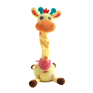 Soft Plush Giraffe Toy Featuring Automatic Dance Mode and Singing Function for Toddlers and Preschoolers