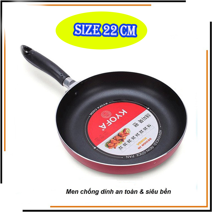 Chảo chống dính tay cầm 24 CM dùng chiên xào nấu bếp thêm tiện lợi ...