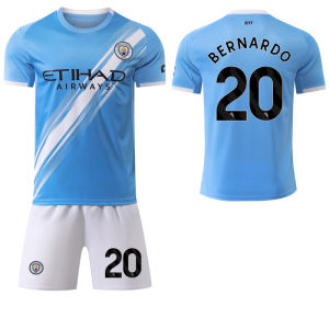 25269 ฮาลันด์ 17 เดบรูยน์ ชุดฟุตบอลทีมเหย้าแมนเชสเตอร์ซิตี้ใหม่จากนิวเจอร์ซีย์ football jersey for men soccer shirt