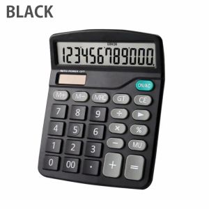 DEXIN / RUNZON 12 Digits Calculator Solar Or Battery Light Weight And Portable For School Office Home Student Staff 计算器计算机