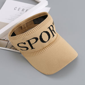 SHOPHOME - Topi Olahraga Sport Sun Visor Bahan Katun Wanita Korea Zumba Senam Aerobik Golf HAT01