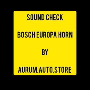 Europa Horn with relay and harness Silver 911 12V