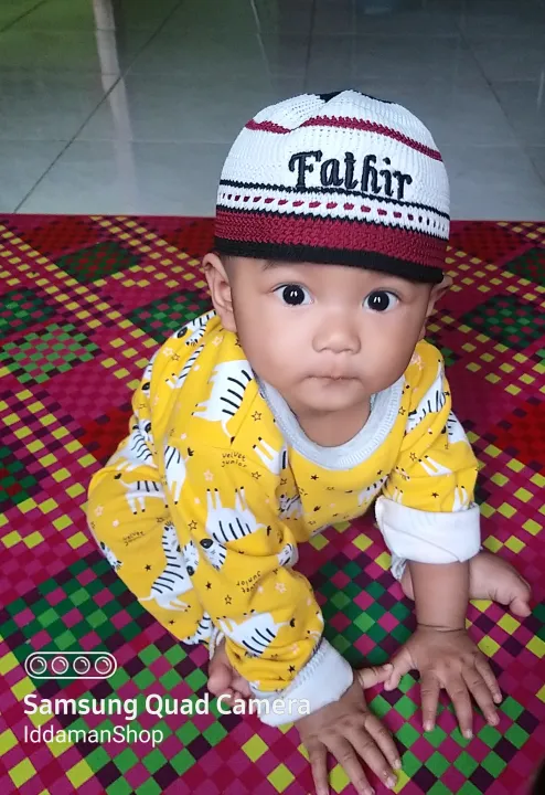 Peci%20Bayi%20Anak%200-4%20Tahun%20Bordir%20Nama%20Bahan%20Rajut%20Lembut%20-%20Image%206