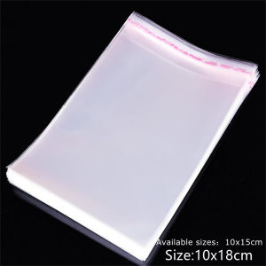 Homogoo 100ชิ้นใสพลาสติกปิดผนึกตัวเองถุง OPP เครื่องประดับของขวัญบรรจุกาวตนเองคุกกี้ลูกอมบรรจุภัณฑ์ถุงกระดาษแก้ว