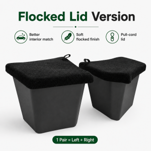 Tesla Model YL 2026 Trunk Side Storage Box 1 Pair TPE/Flocked Lid 6-Seater