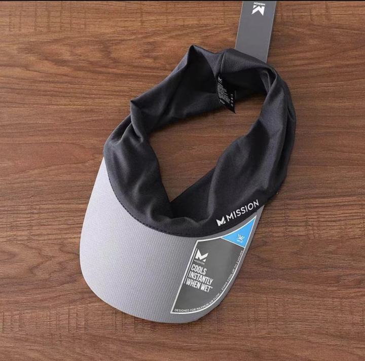 Mission Cooling Stretchy Visor Lightweight, No Slip Band, UPF 50 Lazada
