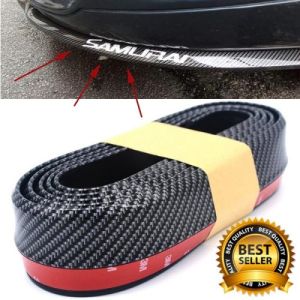 Lips Bumper Samurai HITAM CARBON mobil ceper Duck Tail Samurai Lip protector List Bumper bodykit exterior variasi modif mobil murah keren lowering kit acc mobil CAR aksesoris sedan suv agya ayla jazz brio city samurai rubber skirt