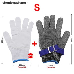 Stainless Steel Wire Gloves Cut Resistant Metal Mesh Glove for Butcher and Industrial Use