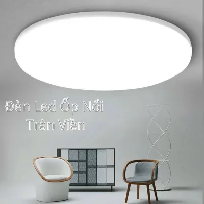 Đèn ốp trần tràn viền 40W - 38CM 20w - 23cm 30w - 27cm siêu sáng (Rẻ - Bền - Đẹp)