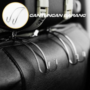 Gantungan Barang Aksesoris Dalam Mobil Interior Headrest Hook