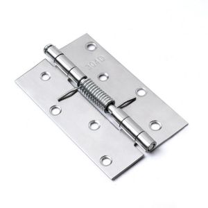 2pcs 4inch Engsel Pintu Jendela Dengan Per Stainless Pegas Otomatis Door Closer Engsel Pegas Pintu Otomatis