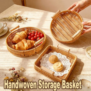 Raya Dessert Tray Moon Star Wooden Tray Table Decoration Handwoven Storage Basket Fruit Snack Food Tray