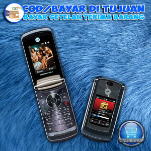 Motorola V8 Single Sim Flip Lipat Klasik Unik Mewah Bergaransi