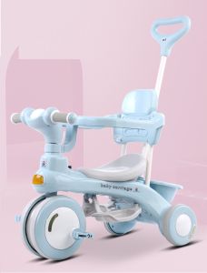 Xe Đẩy trẻ em đi bộ 3 bánh - có nhạc và đèn 618 - xe đẩy trẻ em có bàn đạp