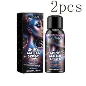 new Stage & Festival Glitter Spray - Hair & Body Highlight Sparkling Formula Ideal for Party Carnival & Holiday Atmosphere Free Shipping