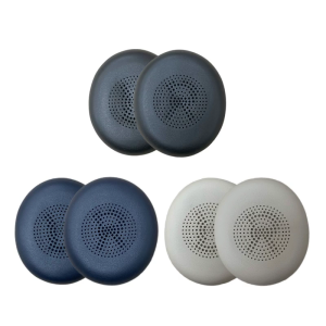 1Pair Protein Leather Soft Ear Pad Ear Cushions Cover for 45h/Evolve2 65 40 MS UC USB Headphones Sponges Earmuffs Headsets Sleeve