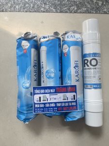 BỘ LÕI LỌC NƯỚC KAROFI CTO - RO ĐÚC HÀN/USA MỸ - CỤM SMAX HP 6.2
