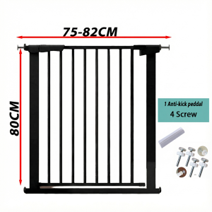 GREENPETS Baby Safety Gate Fence Guard For Baby Child Stairs Dogs Pets with auto-close feature for doorway safety 3-locked Pagar Katil
