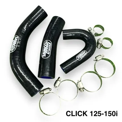 SAMCO RADIATOR HOSE SET FOR HONDA CLICK 125/150i WITH CLAMP