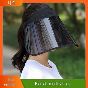 HB Outdoors Anti-UV Visor Sun Hat Men Women Foldable Sport Solar Protection Portable Face Cover Shield Sunshade Cap Summer Sun Hats