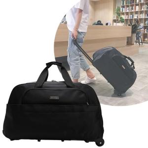Túi hành lý Du Lịch cao túi Xe Đẩy Cán Vali Xe Đẩy Phụ Nữ Nam Du Lịch Có Bánh Xe Mang Theo túi co giãn túi Xách Du Lịch Chống Thấm dung lượng Cao Du Lịch Dày Phong Cách Có Bánh Xe