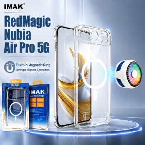 Ốp Lưng Từ Tính Cho RedMagic Nubia Air Pro 5G Vỏ Mềm Trong Suốt Túi Khí Cản CA0003