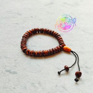 gelang tasbih kayu model kaokah isi 33 butir