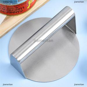 [COD] jiameitan Stainless Steel Smash Burger Press Hamburger Patties Meat Masher Circular Meat Press Mold For Deli Meats Kitchen Accessories