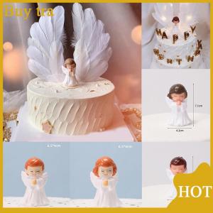 [Buytra] ของตกแต่งยอดเค้กธงปีกนางฟ้าสำหรับงานเลี้ยงวันเกิดงานแต่งงาน