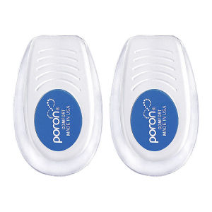 VTTO 2PCS Men Women Silicone Gel Heel Cushion Insoles Support Shoe Pad Relief Foot Pain Soft Inserts Foot Pain Protectors High Heel Insert