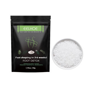 Eelhoe Slimming Salts Foot Bath Slimming Detox Massage SPA Shaping Fat Burning Loss Weight Belly Firming Foot Soak Body Slimming Detoxifying Massage Essential Oil Exfoliation Scrub Effective Burning Fat Slimming Get In Shape Feet Care(50g)