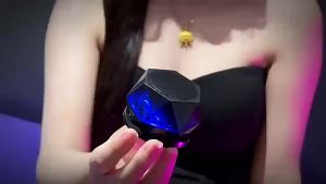 Magnetic Diamond Bluetooth Speaker Small Wireless Speaker RGB Color Light Portable Phone Stand for iPhone Android TWS Pairing