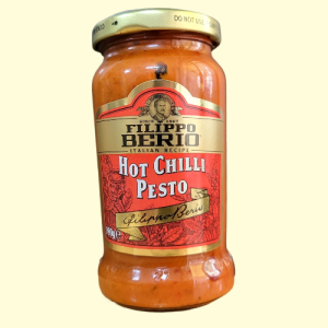 FILIPPO BERIO + Lọ CHILLI / ĐỎ 190g + SỐT PESTO ỚT CAY / Ý / Hot Chilli Pesto