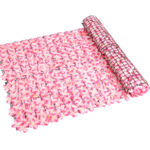 Konco แผ่นรั้วใบไม้เทียมแผงรั้วบังตาปลอมสำหรับตกแต่งสวนหลังบ้านกลางแจ้ง