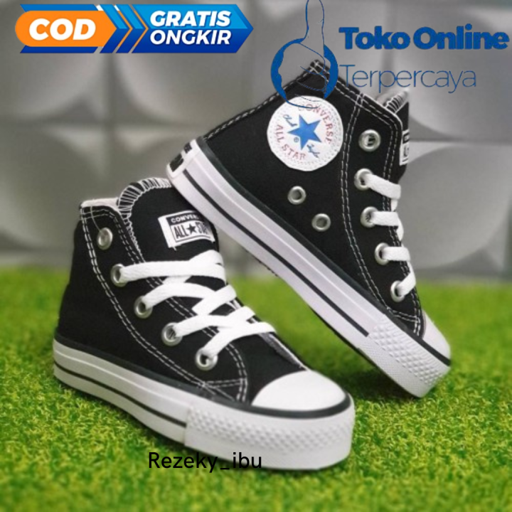sepatu anak allstar anak laki laki dan perempuan model High tali - Main Image